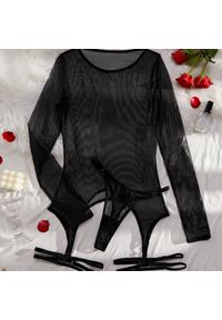 Intica - Komplet z siateczki z długim rękawem na specjalne okazje Estrella. Kolor: czarny. Materiał: materiał. Długość: długie #1