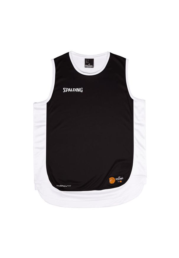 SPALDING - Jersey Spalding Hustle. Kolor: czarny, wielokolorowy, biały. Materiał: jersey. Sport: koszykówka