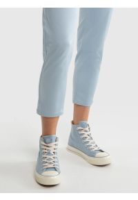 Big-Star - Trampki damskie wysokie błękitne NN274279 400. Okazja: na spacer. Wysokość cholewki: przed kolano. Kolor: niebieski. Szerokość cholewki: normalna. Sezon: lato #8