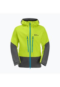 Kurtka skiturowa męska Jack Wolfskin Alpspitze 3L. Kolor: zielony