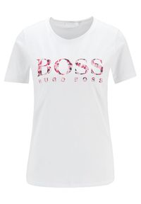 BOSS - Boss T-Shirt Tiboss 2 50441517 Biały Regular Fit. Kolor: biały. Materiał: bawełna