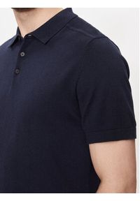 Selected Homme Polo Berg 16092437 Granatowy Regular Fit. Typ kołnierza: polo. Kolor: niebieski. Materiał: bawełna #5