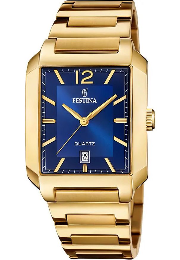 Zegarek Festina Zegarek męski Festina F20678-3 złoty. Kolor: złoty