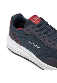 TOMMY HILFIGER - Tommy Hilfiger Sneakersy Faston Mix Ess FM0FM05141 Granatowy. Kolor: niebieski. Materiał: materiał #5