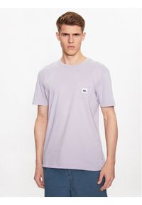 Quiksilver T-Shirt Sub Missions EQYZT07253 Fioletowy Regular Fit. Kolor: fioletowy. Materiał: bawełna