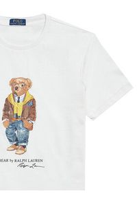 Polo Ralph Lauren T-Shirt 710P07346001 Biały Regular Fit. Typ kołnierza: polo. Kolor: biały. Materiał: bawełna #3
