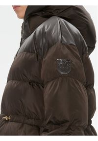 Pinko - PINKO Kurtka zimowa Client 101604 A11P Brązowy Regular Fit. Kolor: brązowy. Materiał: syntetyk. Sezon: zima #4