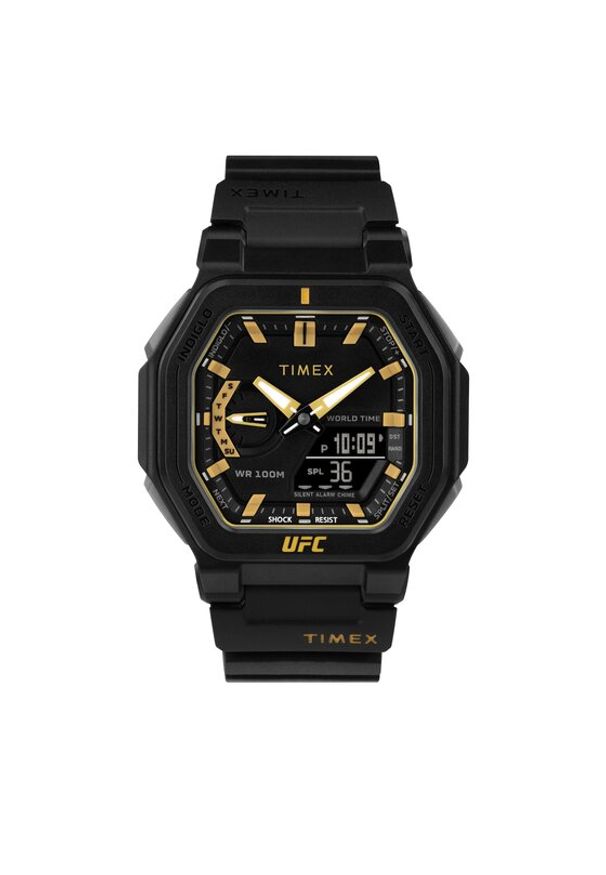 Timex Zegarek UFC Colossus TW2V55300 Czarny. Kolor: czarny. Materiał: syntetyk