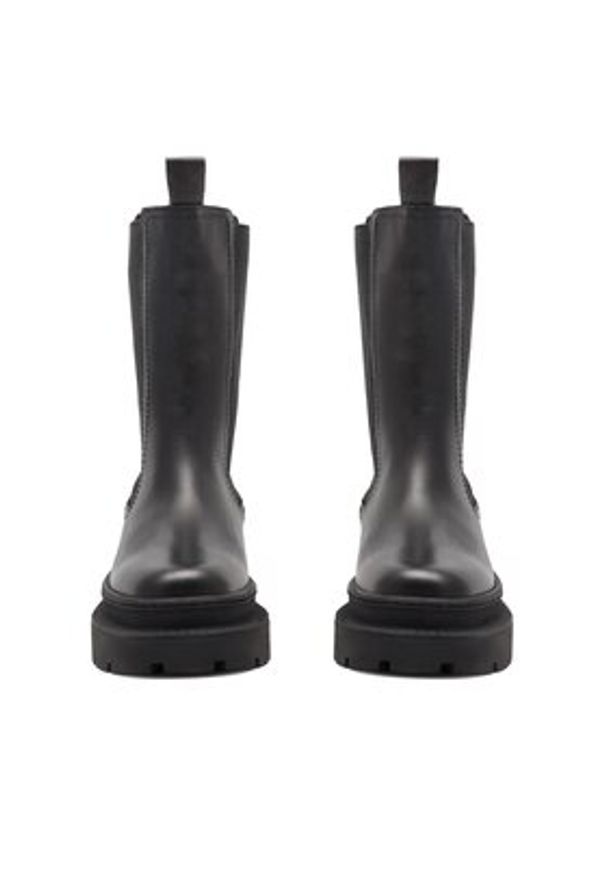 Gino Rossi Botki 222FW106 Czarny. Kolor: czarny. Materiał: materiał