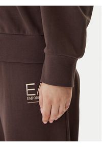 EA7 Emporio Armani Bluza 7W000416 AF12473 U6063 Brązowy Relaxed Fit. Kolor: brązowy. Materiał: bawełna #3
