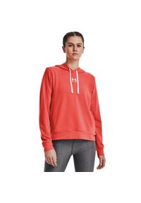 Bluza damska Under Armour Rival Terry Hoodie. Kolor: pomarańczowy