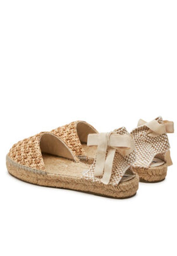 Manebi Espadryle Yucatan Flat Valenciana Espadrilles G 1.3 P0 Beżowy. Kolor: beżowy. Materiał: materiał