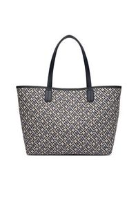 TOMMY HILFIGER - Tommy Hilfiger Torebka Th Icon Tote Jacquard AW0AW18889 Niebieski. Kolor: niebieski #3
