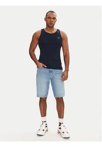 Tommy Jeans Komplet 2 tank topów DM0DM20769 Kolorowy Slim Fit. Materiał: bawełna. Wzór: kolorowy #6
