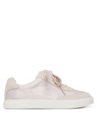 Calvin Klein Sneakersy Low Pro Cupsole Wt Satin Mix HW0HW03288 Brązowy. Kolor: brązowy. Materiał: materiał #1