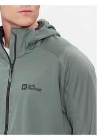 Jack Wolfskin Kurtka softshell Feldberg Hoody 1306922 Zielony Regular Fit. Kolor: zielony. Materiał: syntetyk #6