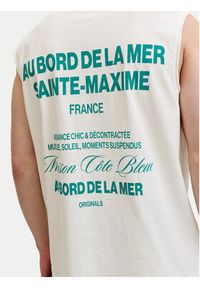 Jack & Jones Tank top Cassis 12295076 Biały Regular Fit. Kolor: biały. Materiał: bawełna #3