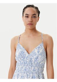 YAS Sukienka letnia Cinni 26036881 Błękitny Regular Fit. Kolor: niebieski. Materiał: bawełna. Sezon: lato #4