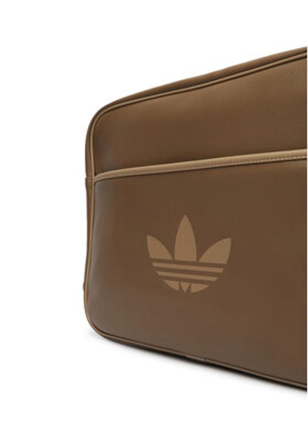 Adidas - adidas Torba KD7847 Brązowy. Kolor: brązowy. Materiał: skóra