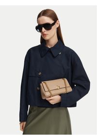 Tory Burch Torebka Charlie Quilted Small Shoulder Bag 185829 Kremowy. Kolor: kremowy. Materiał: skórzane #1
