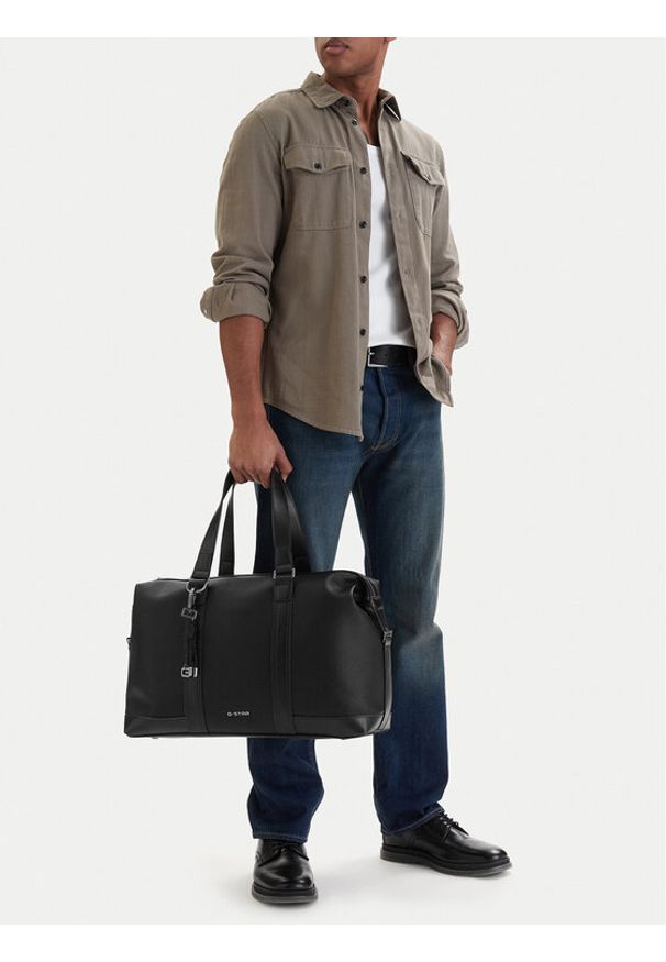 G-Star RAW - G-Star Raw Torba weekendowa EO-LA374-4569 Czarny. Kolor: czarny. Materiał: materiał