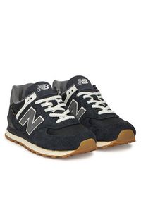 New Balance Sneakersy U574RUS Czarny. Kolor: czarny. Materiał: zamsz, skóra. Model: New Balance 574 #3