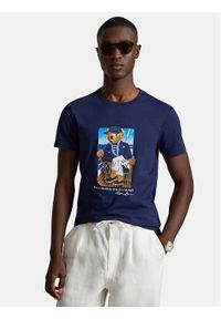 Polo Ralph Lauren T-Shirt 710B21964001 Granatowy Regular Fit. Typ kołnierza: polo. Kolor: niebieski. Materiał: bawełna #1