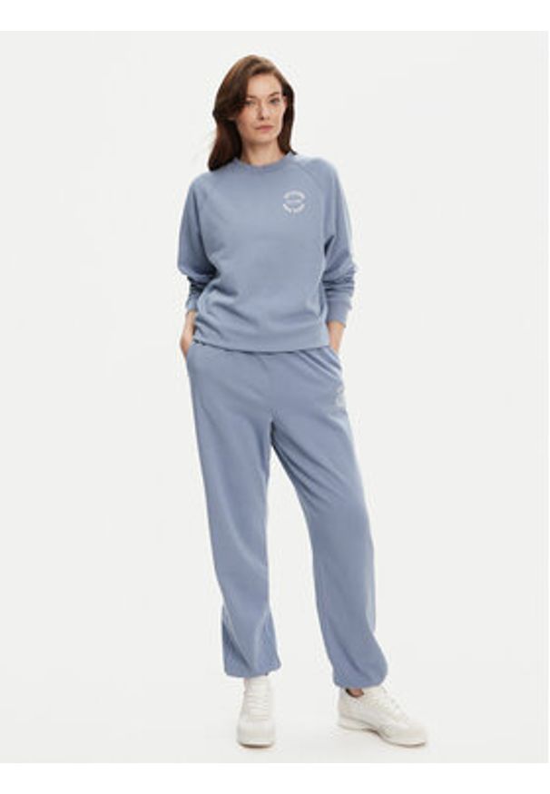 TOMMY HILFIGER - Tommy Hilfiger Bluza UW0UW05792 Niebieski Regular Fit. Kolor: niebieski. Materiał: bawełna