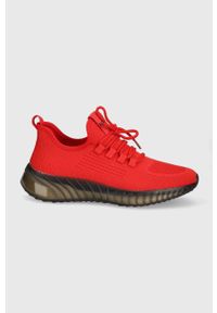 GOE buty kolor czerwony. Zapięcie: sznurówki. Kolor: czerwony. Materiał: guma