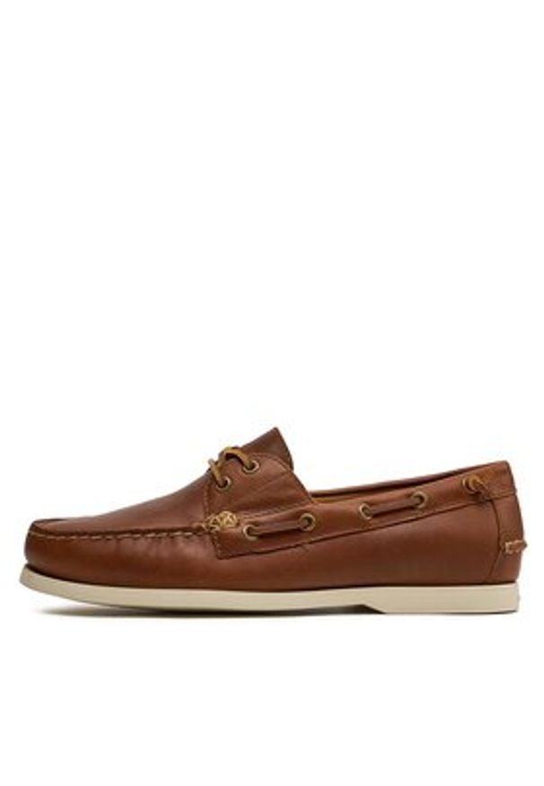 Polo Ralph Lauren Mokasyny 803932996002 Brązowy. Kolor: brązowy. Materiał: skóra