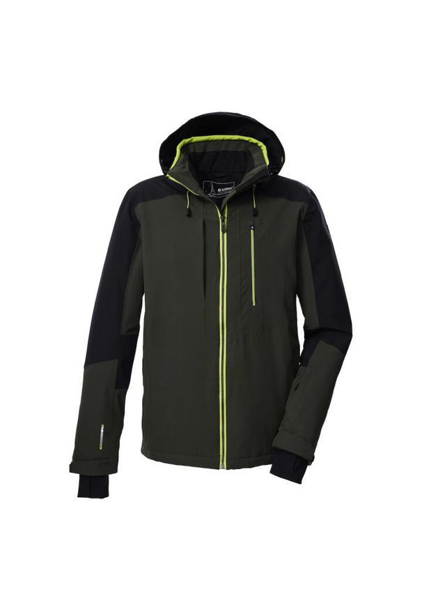 Kurtka narciarska Killtec KSW 45. Kolor: wielokolorowy, czarny, zielony, brązowy. Sezon: zima. Sport: narciarstwo