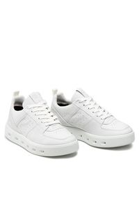ecco - ECCO Sneakersy Street 720 W GORE-TEX 20971301007 Biały. Kolor: biały. Materiał: skóra. Technologia: Gore-Tex #8