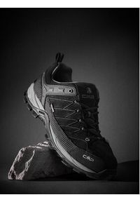 CMP Trekkingi Rigel Low Trekking Shoes Wp 3Q13247 Czarny. Kolor: czarny. Materiał: skóra, zamsz. Sport: turystyka piesza