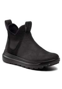 ecco - Botki ECCO Solice GORE-TEX 42019302001 Black. Kolor: czarny. Materiał: skóra, nubuk #1