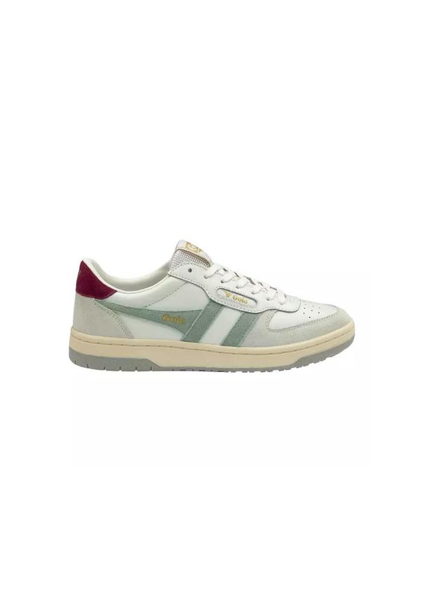 Buty do chodzenia damskie Gola Hawk 2024. Kolor: biały. Materiał: materiał, skóra. Szerokość cholewki: normalna. Sport: turystyka piesza
