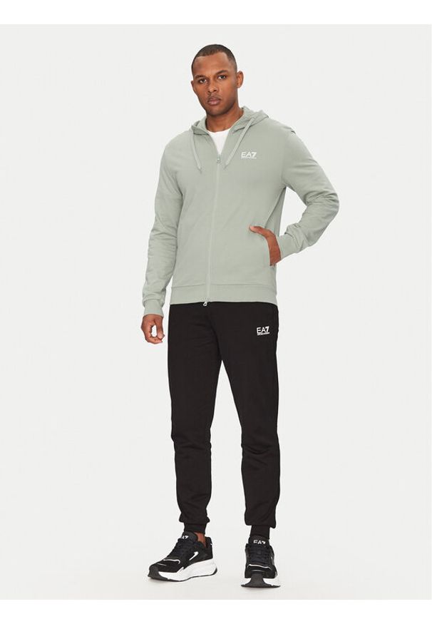 EA7 Emporio Armani Dres 8NPV63 PJVRZ M7003 Zielony Regular Fit. Kolor: zielony. Materiał: bawełna