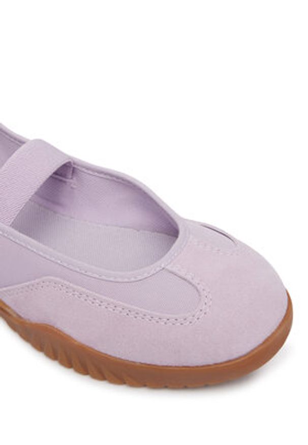 Converse Baleriny Run Star Trainer Ballet Flat​ A17029C Fioletowy. Kolor: fioletowy. Materiał: skóra, zamsz
