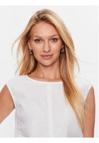 Tatuum Sukienka codzienna Sonatko 1 T2309.207 Biały Slim Fit. Okazja: na co dzień. Kolor: biały. Materiał: len. Typ sukienki: proste. Styl: casual #5
