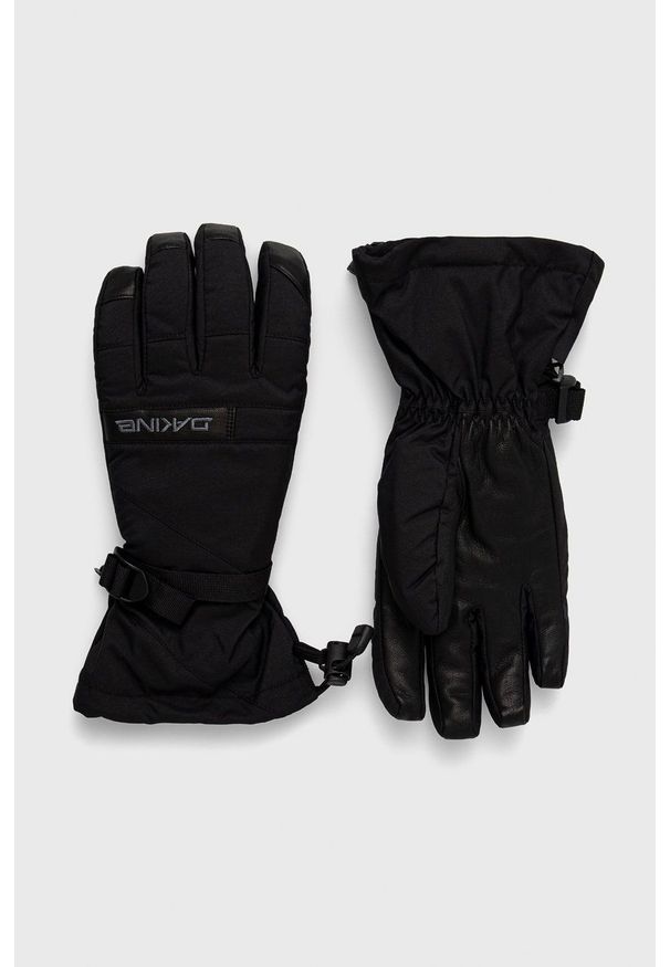 Dakine rękawiczki męskie kolor czarny. Kolor: czarny. Materiał: materiał