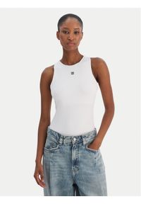 Hugo - HUGO Body Dasiel 50545196 Biały Slim Fit. Kolor: biały. Materiał: syntetyk #1