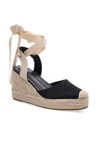 DeeZee Espadryle WS2509-001 Czarny. Kolor: czarny. Materiał: materiał #4