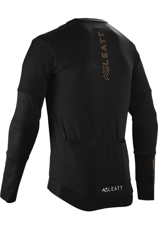 Koszulka rowerowa LEATT Jersey MTB Trail 4.0. Kolor: czarny. Materiał: jersey