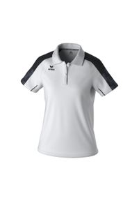 ERIMA - Damska koszulka polo Erima Evo Star. Typ kołnierza: polo. Kolor: czarny, wielokolorowy, biały. Długość rękawa: raglanowy rękaw. Sport: piłka nożna #1
