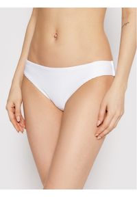 Seafolly Dół od bikini Essentials 40473-640 Biały. Kolor: biały. Materiał: syntetyk