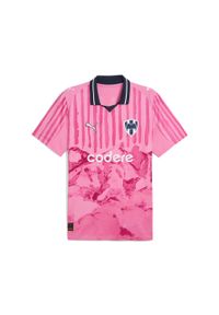 Puma - Męska koszulka KIDSUPER × CF MONTERREY PUMA Fast Pink White. Kolor: biały, różowy, wielokolorowy