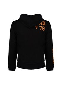 Diesel Bluza "Ginn Hood Zip" | A08697-0HAYT | Mężczyzna | Czarny. Okazja: na co dzień. Typ kołnierza: kaptur. Kolor: czarny. Materiał: poliester, bawełna. Wzór: jednolity, nadruk. Styl: casual, sportowy #2