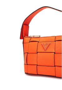 Guess Torebka Maylee Mini HWWG96 61720 Pomarańczowy. Kolor: pomarańczowy. Materiał: skórzane