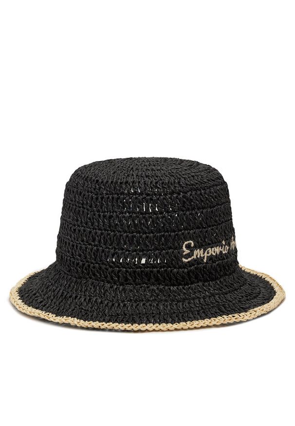 Kapelusz Emporio Armani. Kolor: czarny