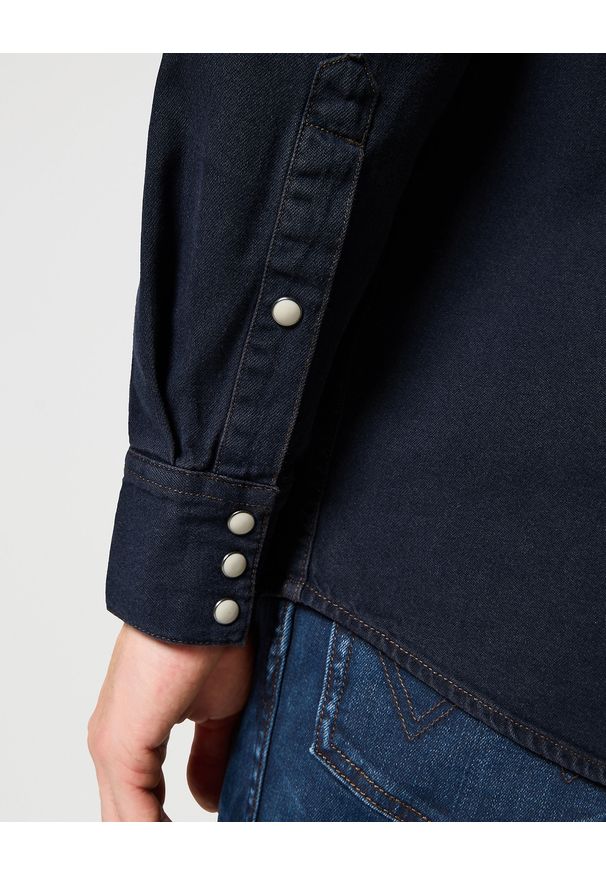 Wrangler - MESKA KOSZULA WRANGLER WESTERN SHIRT MIDNIGHT RODEO 112357193