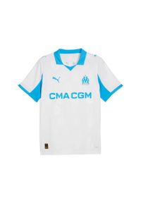 Puma - Koszulka domowa OM 2025/26. Kolor: niebieski, biały, wielokolorowy. Sport: piłka nożna #1